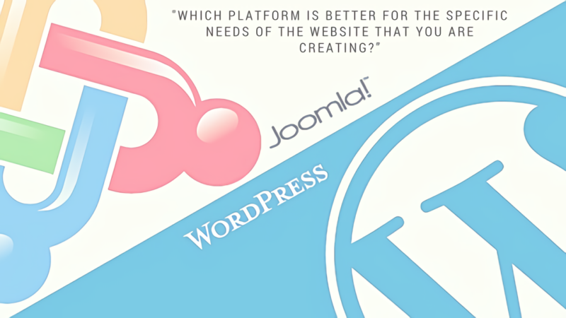Choosing a CMS – Joomla vs WordPress